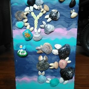 Seashell Angel Abstraction Magnet